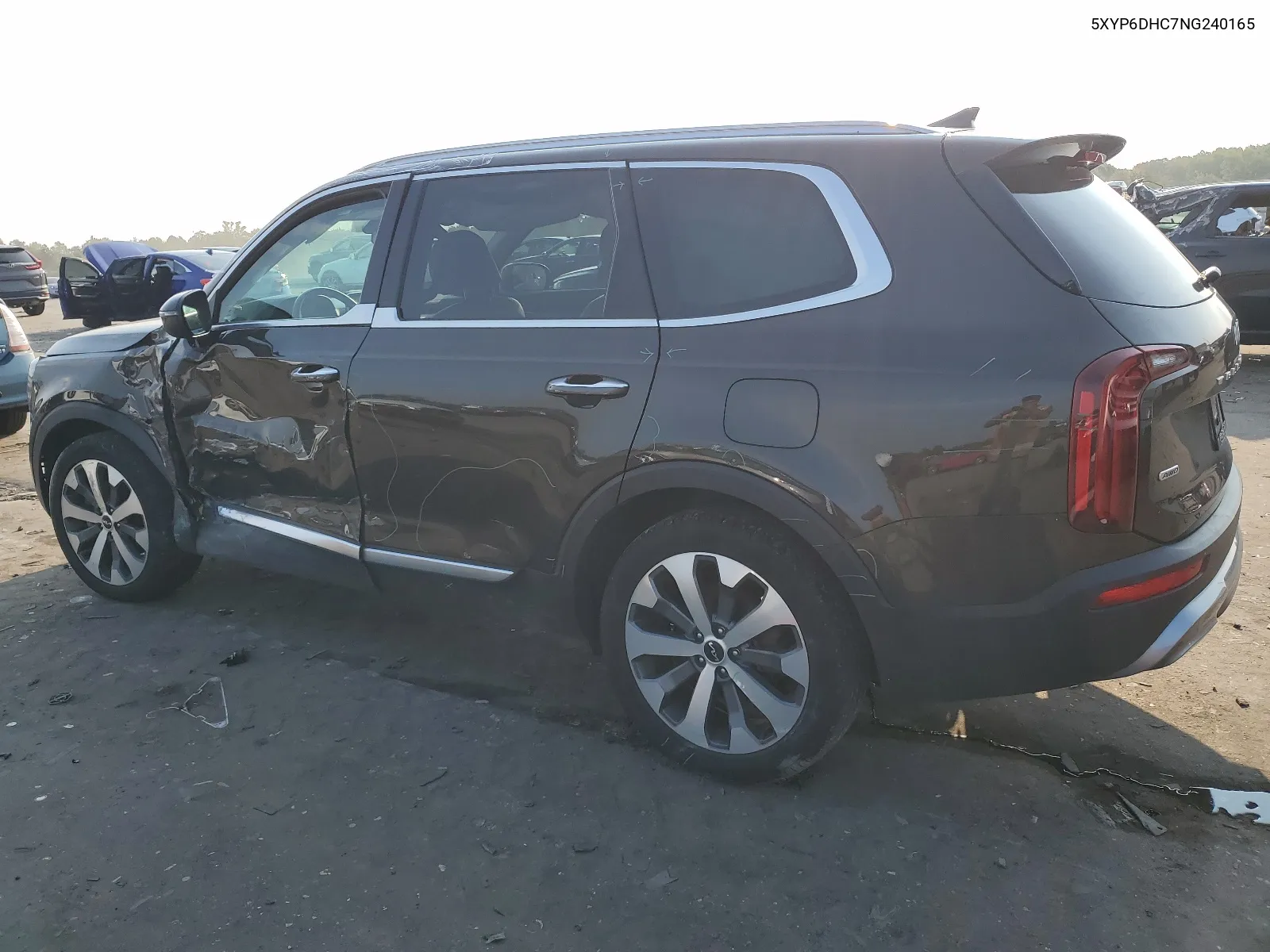 2022 Kia Telluride S VIN: 5XYP6DHC7NG240165 Lot: 68349574