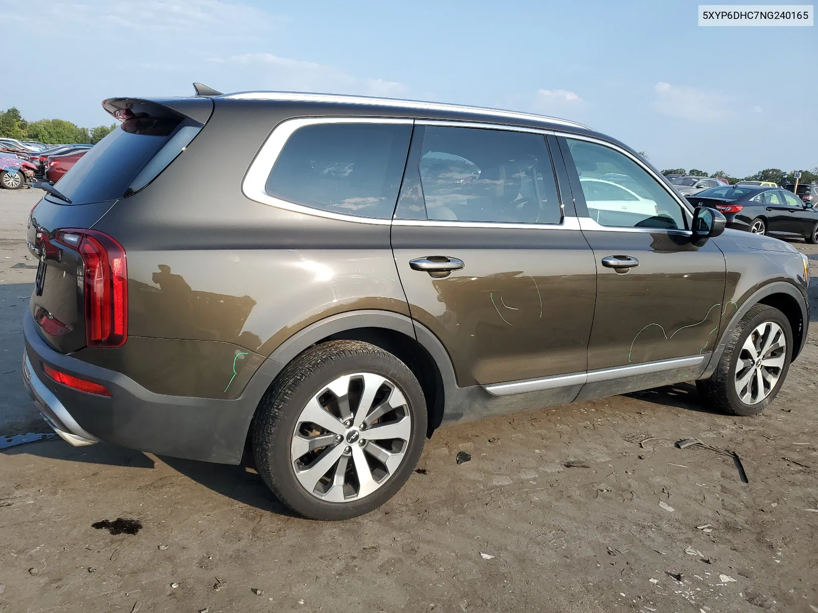 2022 Kia Telluride S VIN: 5XYP6DHC7NG240165 Lot: 68349574