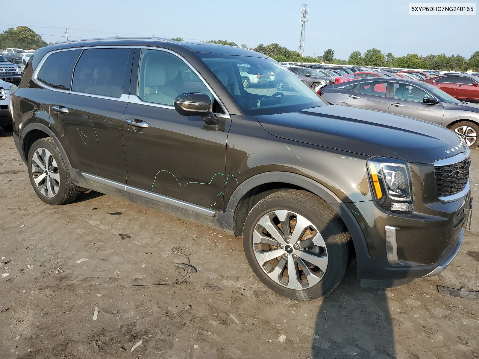 2022 Kia Telluride S VIN: 5XYP6DHC7NG240165 Lot: 68349574