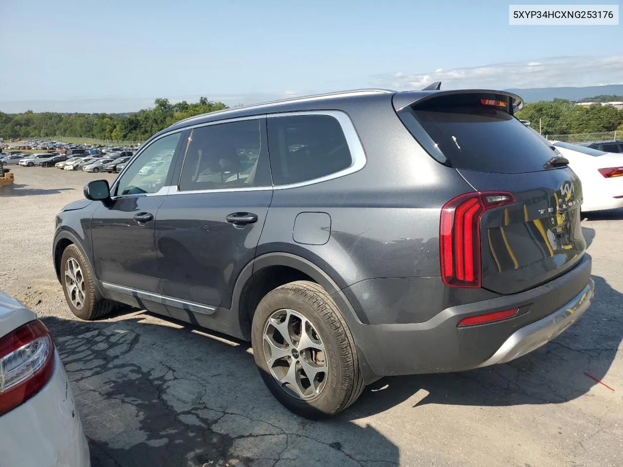 2022 Kia Telluride Ex VIN: 5XYP34HCXNG253176 Lot: 70148734