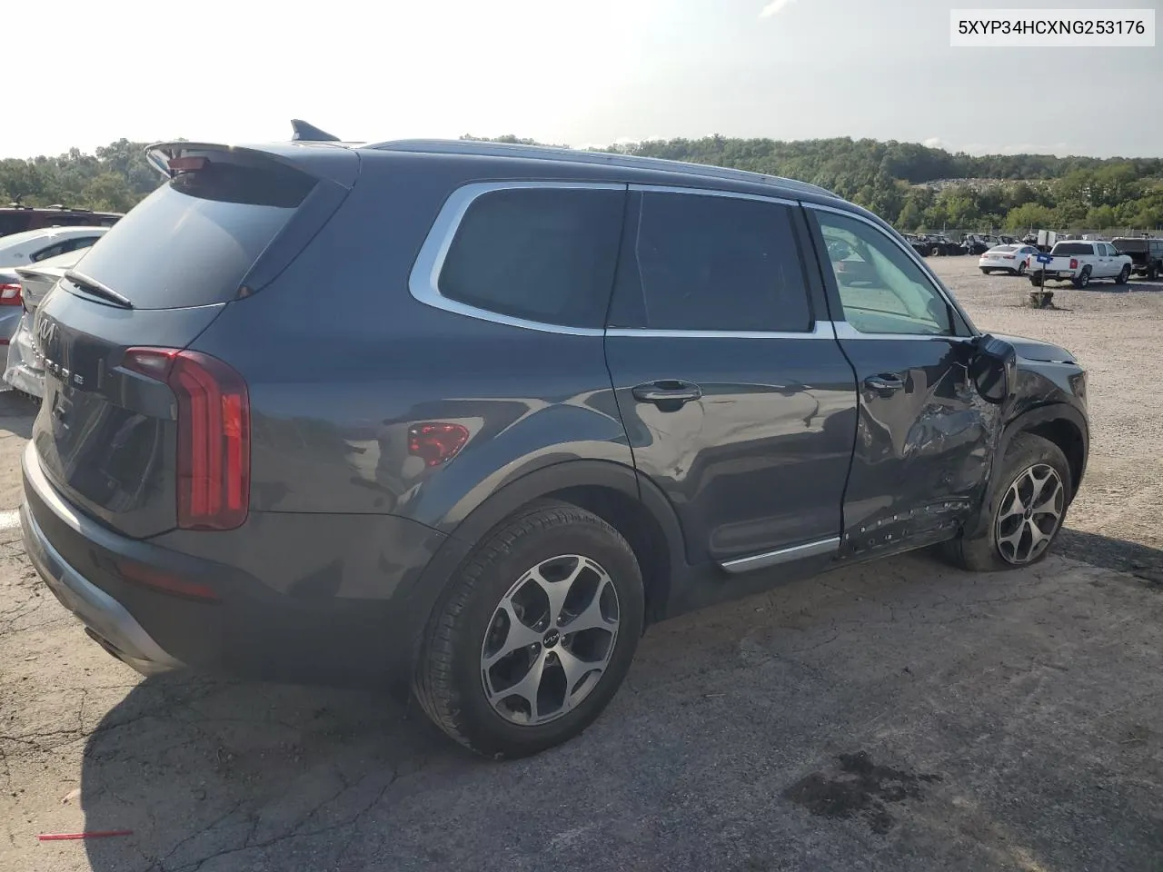 2022 Kia Telluride Ex VIN: 5XYP34HCXNG253176 Lot: 70148734