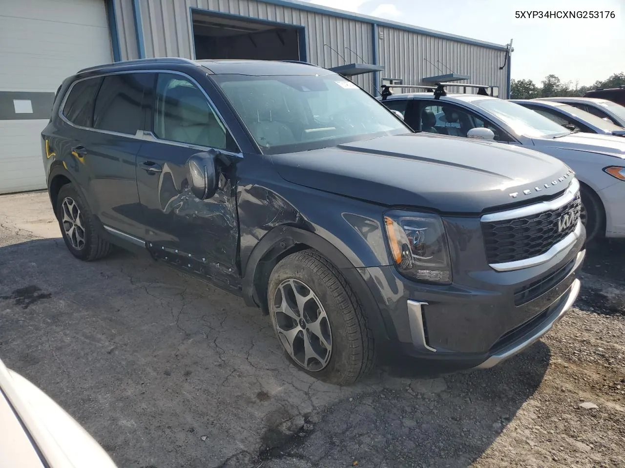 2022 Kia Telluride Ex VIN: 5XYP34HCXNG253176 Lot: 70148734