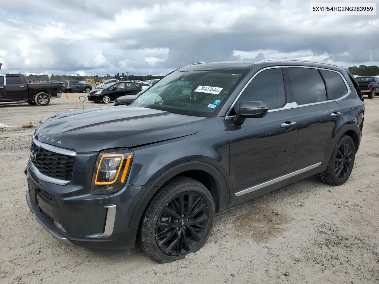 2022 Kia Telluride Sx VIN: 5XYP54HC2NG283959 Lot: 70423544