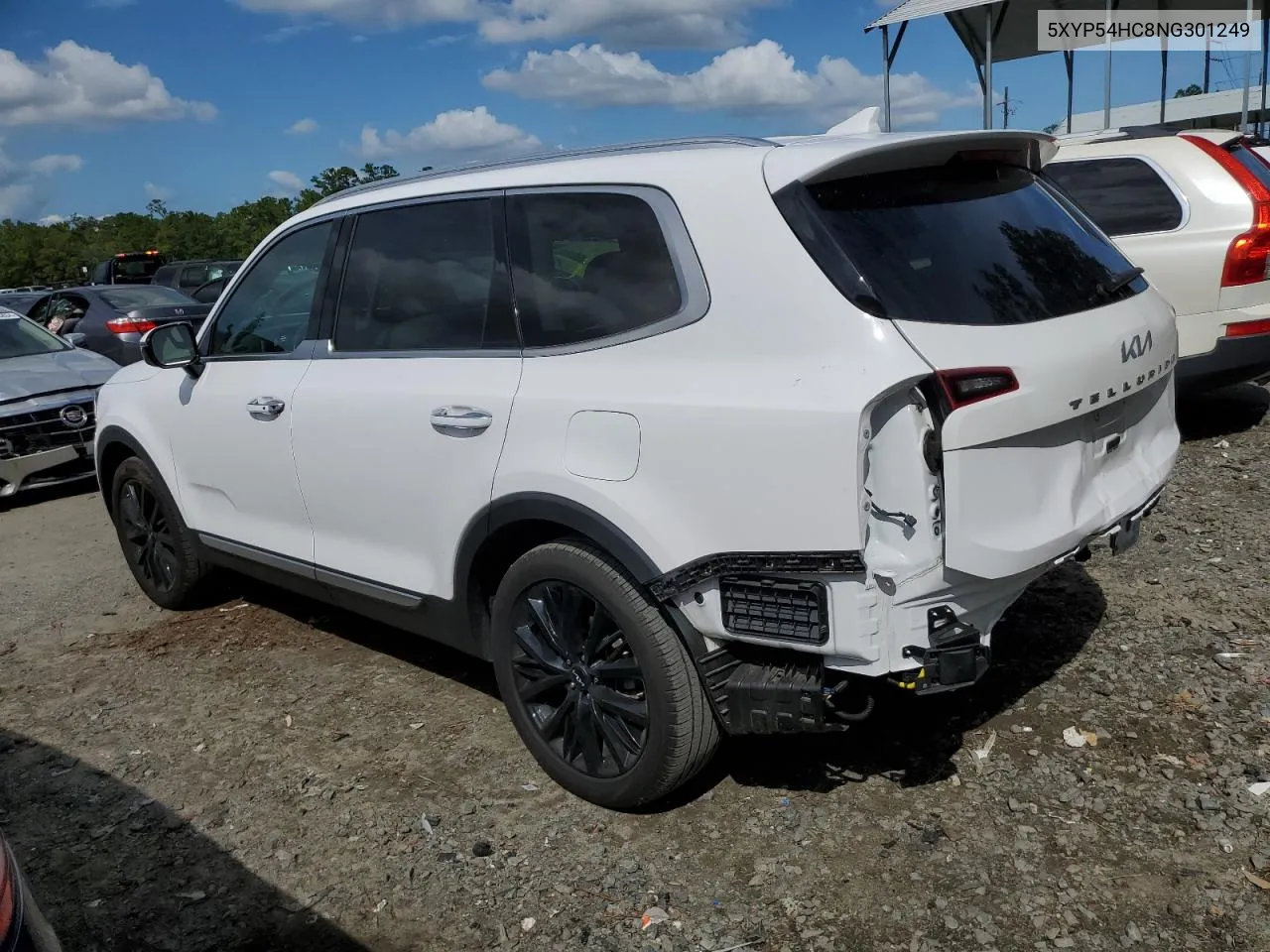 2022 Kia Telluride Sx VIN: 5XYP54HC8NG301249 Lot: 71008894