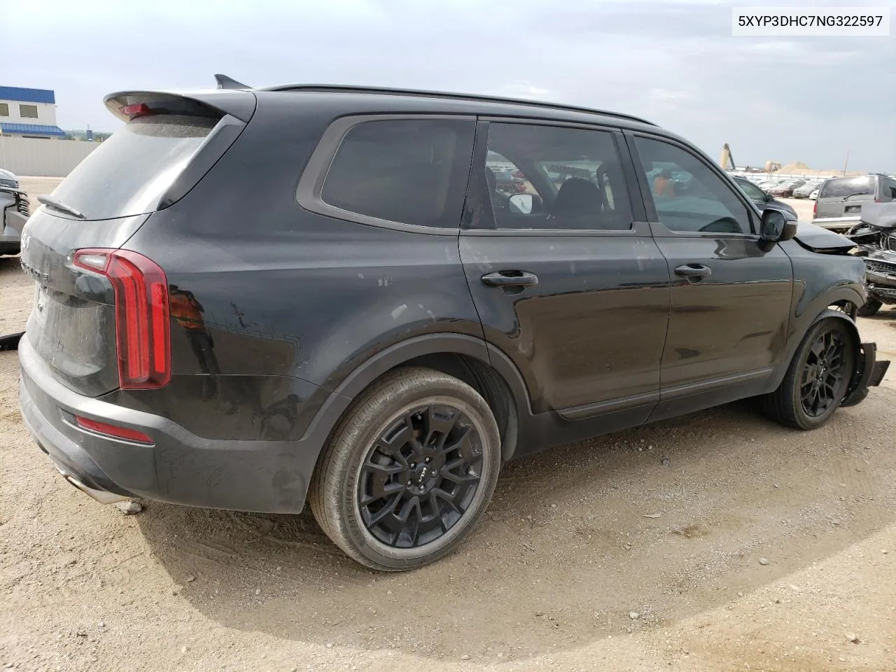 2022 Kia Telluride Ex VIN: 5XYP3DHC7NG322597 Lot: 71089944