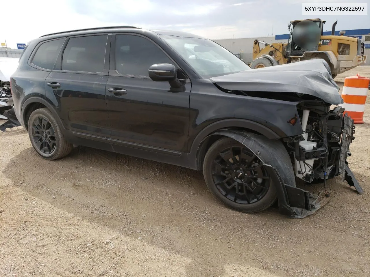 2022 Kia Telluride Ex VIN: 5XYP3DHC7NG322597 Lot: 71089944