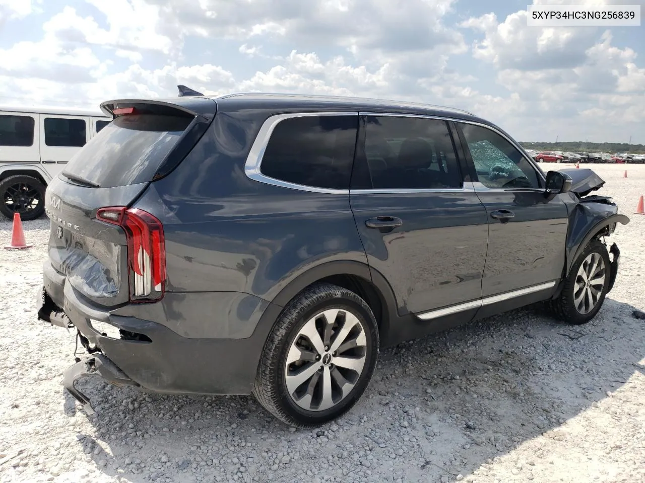 2022 Kia Telluride Ex VIN: 5XYP34HC3NG256839 Lot: 71958404