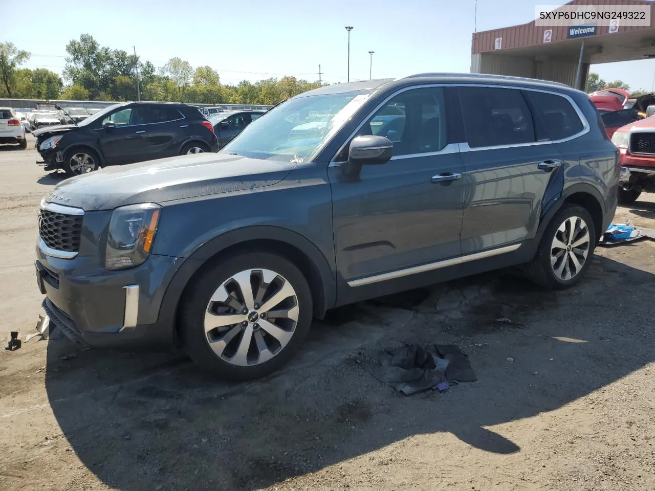 2022 Kia Telluride S VIN: 5XYP6DHC9NG249322 Lot: 72064584