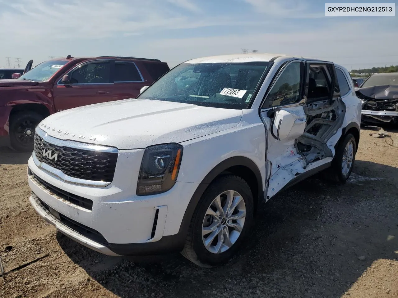 2022 Kia Telluride Lx VIN: 5XYP2DHC2NG212513 Lot: 72083374