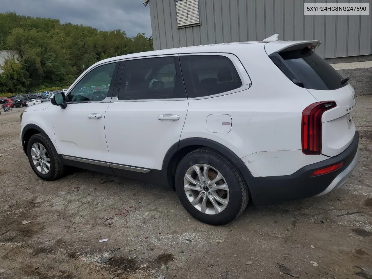 2022 Kia Telluride Lx VIN: 5XYP24HC8NG247590 Lot: 72227754