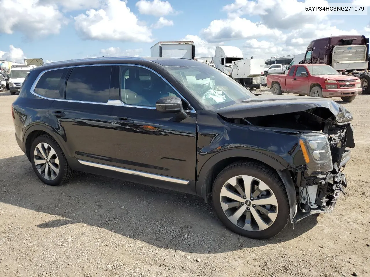 2022 Kia Telluride Ex VIN: 5XYP34HC3NG271079 Lot: 72240694