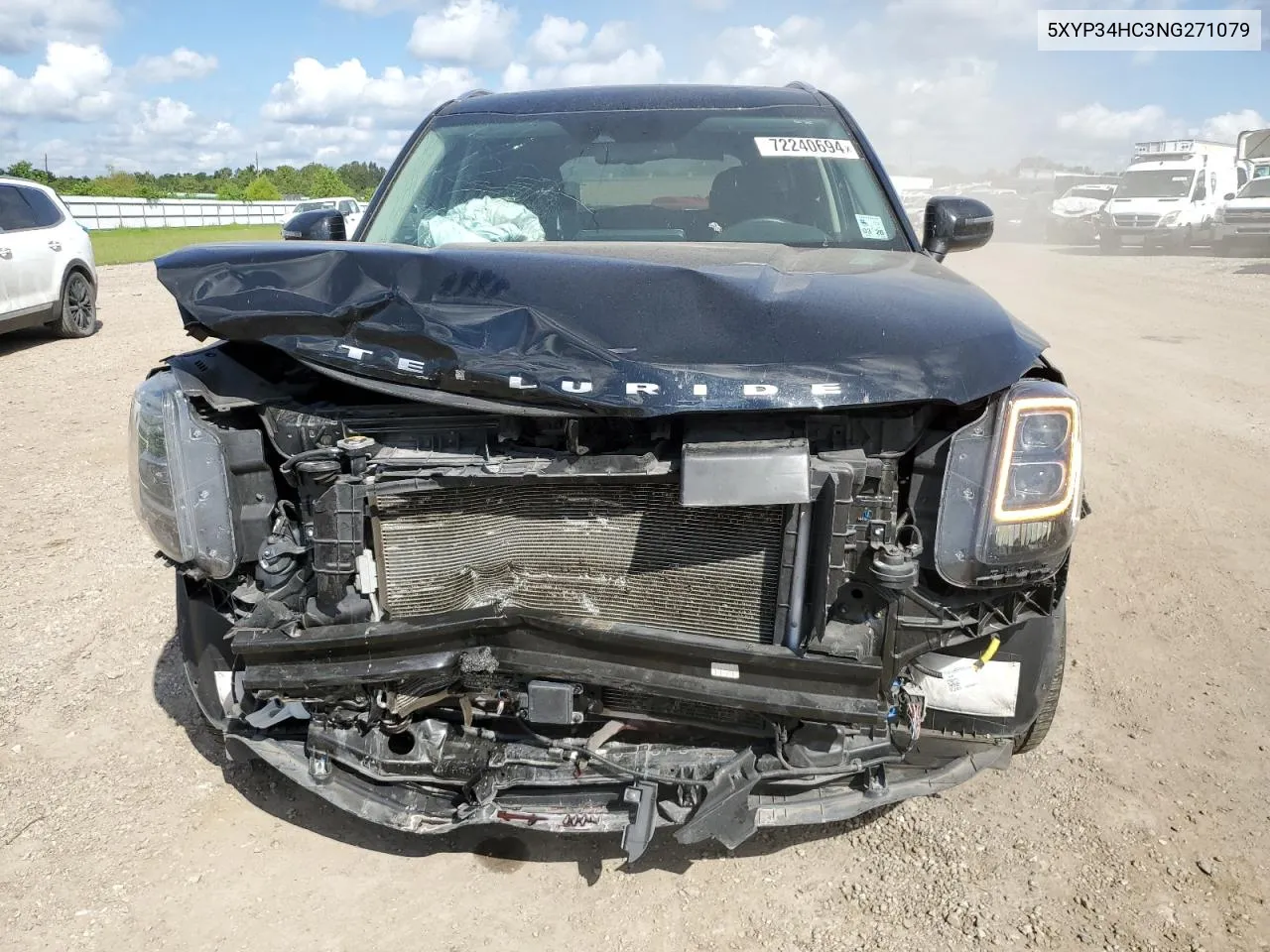 2022 Kia Telluride Ex VIN: 5XYP34HC3NG271079 Lot: 72240694