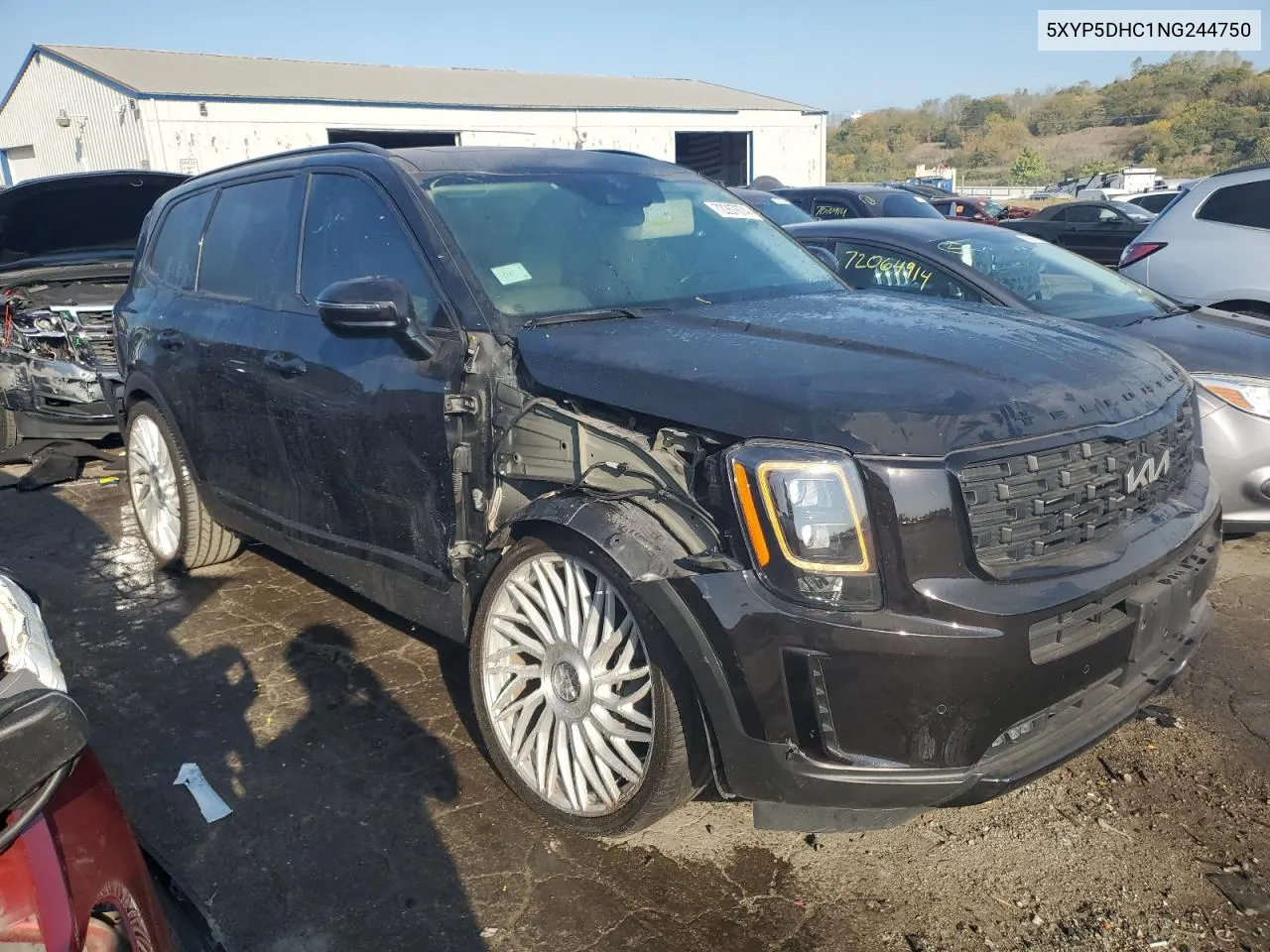 2022 Kia Telluride Sx VIN: 5XYP5DHC1NG244750 Lot: 72267674