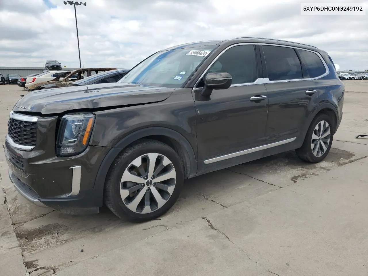 5XYP6DHC0NG249192 2022 Kia Telluride S