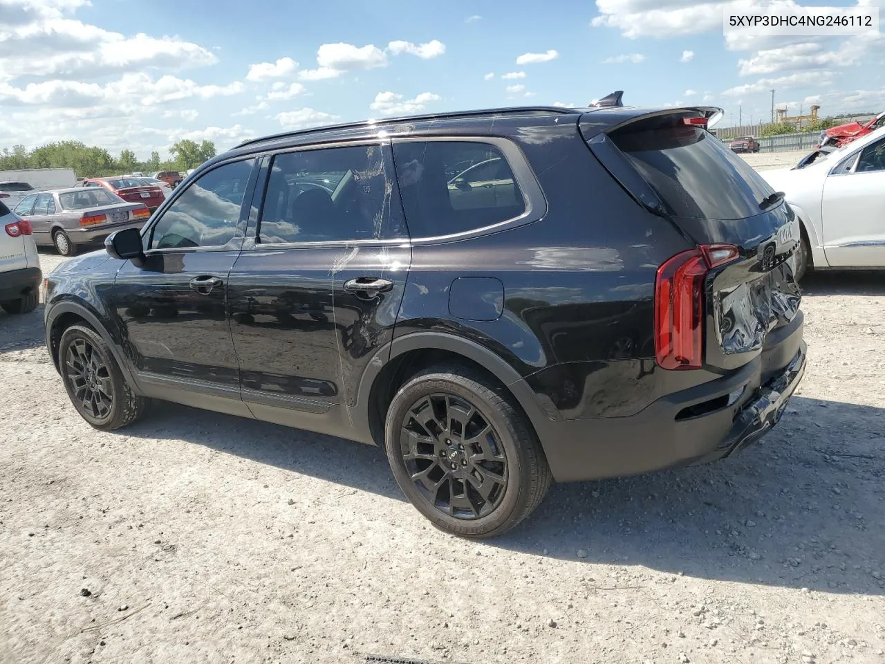 2022 Kia Telluride Ex VIN: 5XYP3DHC4NG246112 Lot: 72983244