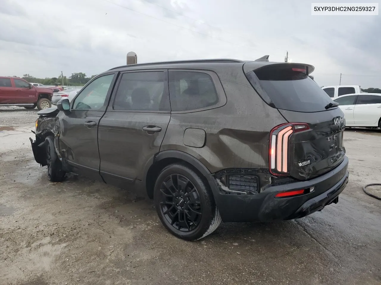 2022 Kia Telluride Ex VIN: 5XYP3DHC2NG259327 Lot: 73393694