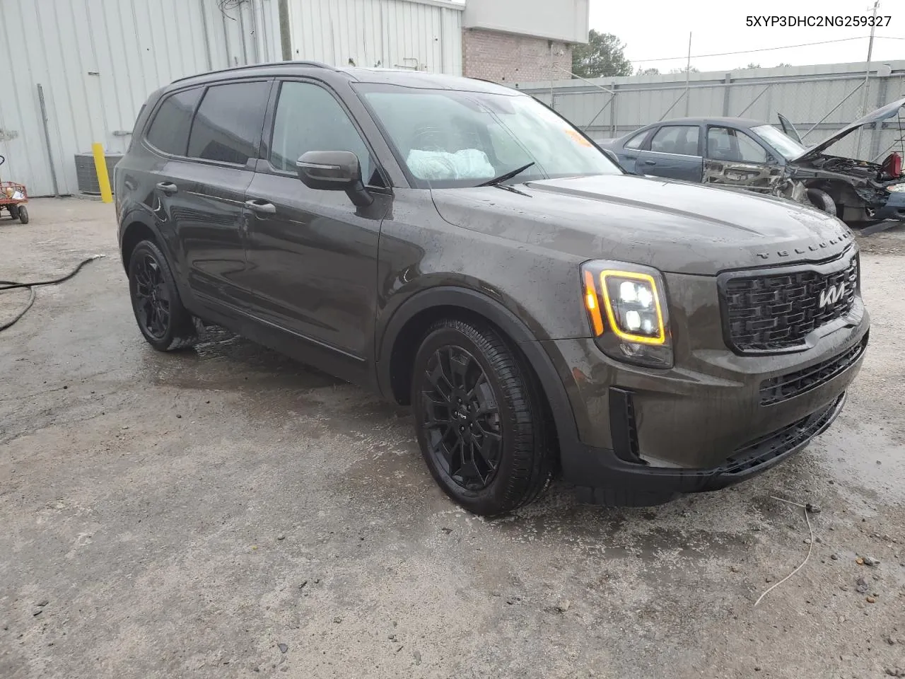 2022 Kia Telluride Ex VIN: 5XYP3DHC2NG259327 Lot: 73393694