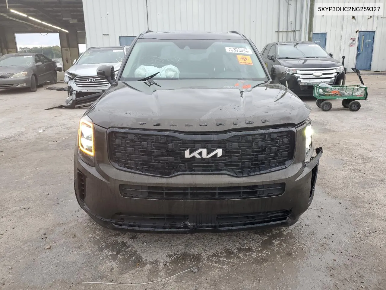 2022 Kia Telluride Ex VIN: 5XYP3DHC2NG259327 Lot: 73393694