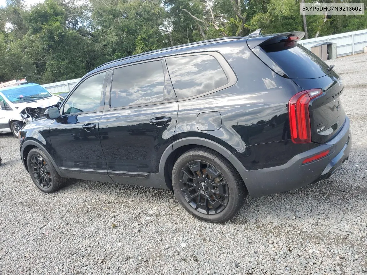 2022 Kia Telluride Sx VIN: 5XYP5DHC7NG213602 Lot: 73615934