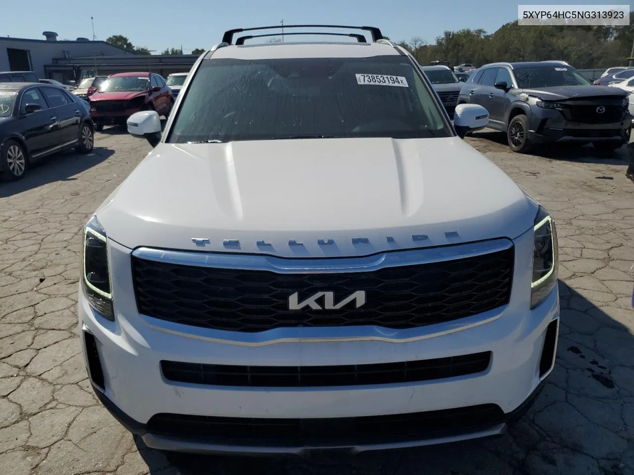 2022 Kia Telluride S VIN: 5XYP64HC5NG313923 Lot: 73853194