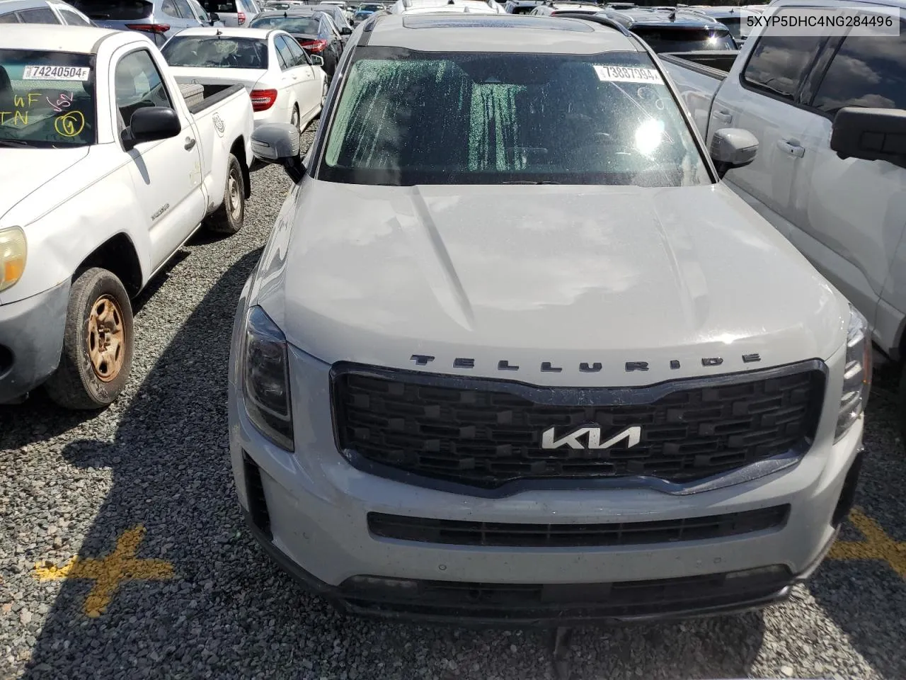 2022 Kia Telluride Sx VIN: 5XYP5DHC4NG284496 Lot: 73887994