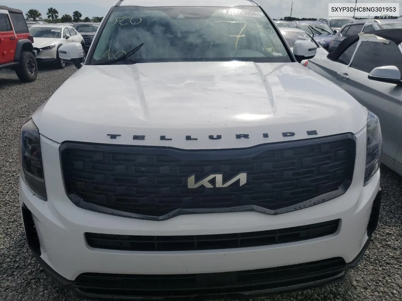 2022 Kia Telluride Ex VIN: 5XYP3DHC8NG301953 Lot: 74203904