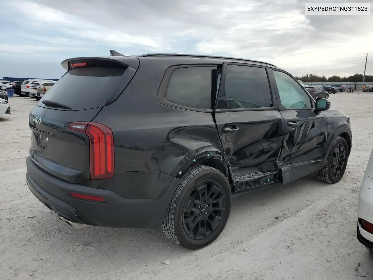 2022 Kia Telluride Sx VIN: 5XYP5DHC1NG311623 Lot: 74223224