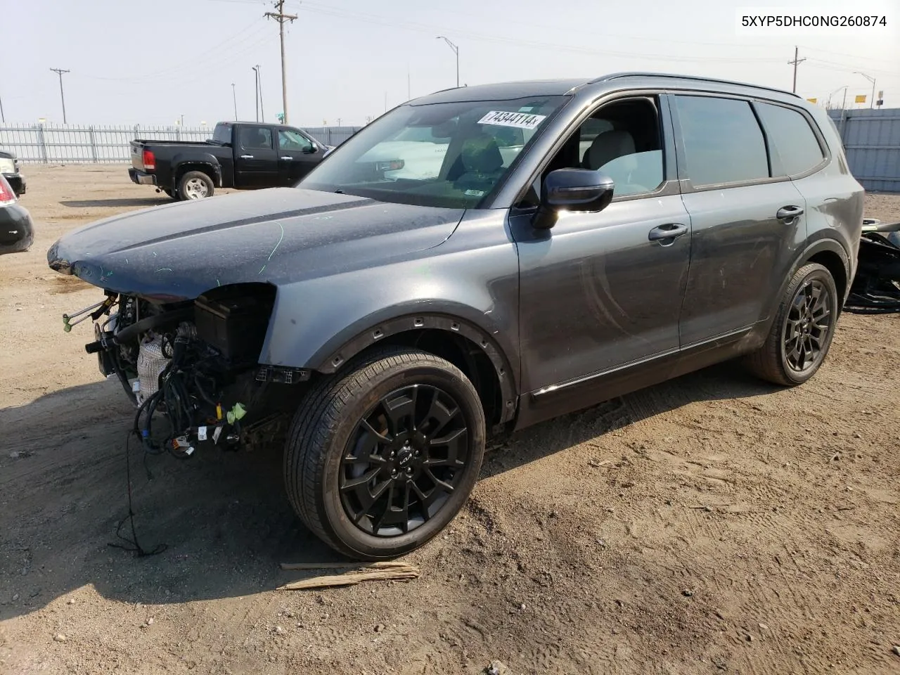 5XYP5DHC0NG260874 2022 Kia Telluride Sx