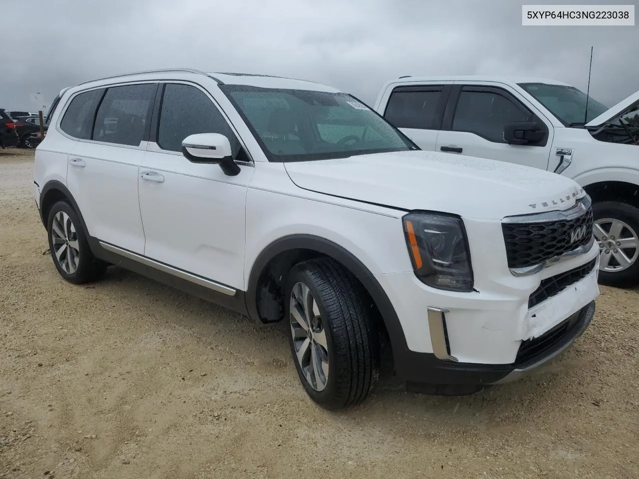 2022 Kia Telluride S VIN: 5XYP64HC3NG223038 Lot: 74542894