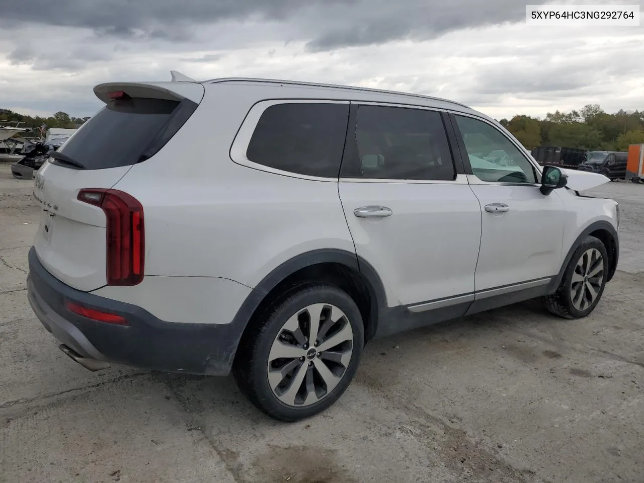 2022 Kia Telluride S VIN: 5XYP64HC3NG292764 Lot: 75194534