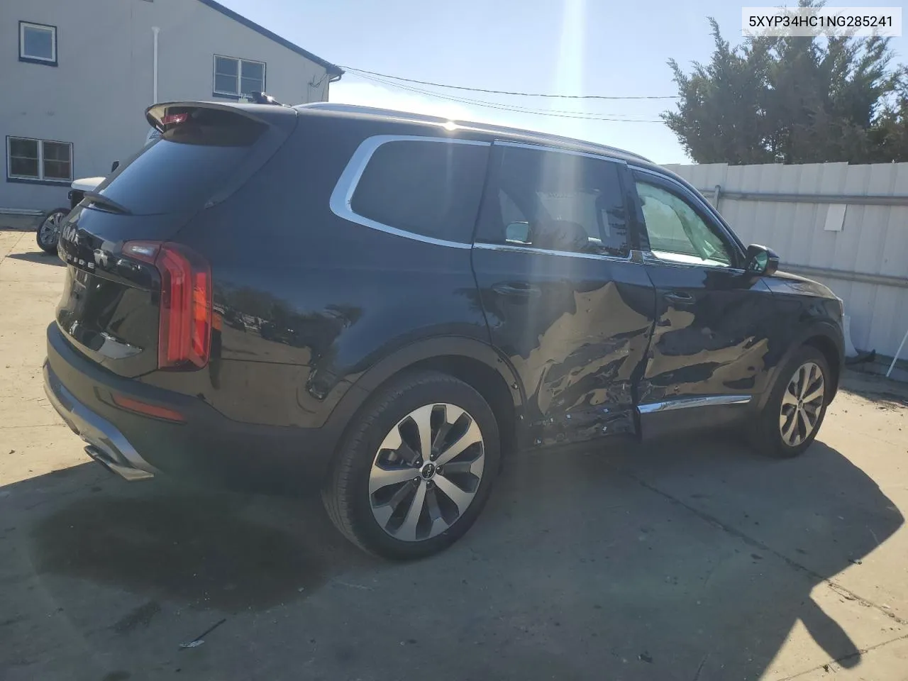 2022 Kia Telluride Ex VIN: 5XYP34HC1NG285241 Lot: 75232314