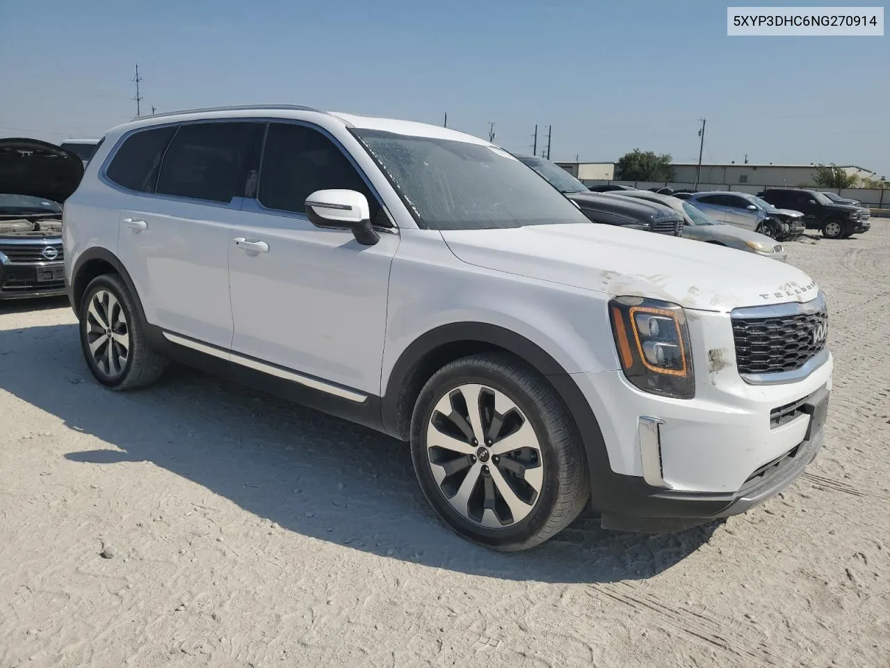 2022 Kia Telluride Ex VIN: 5XYP3DHC6NG270914 Lot: 75366664