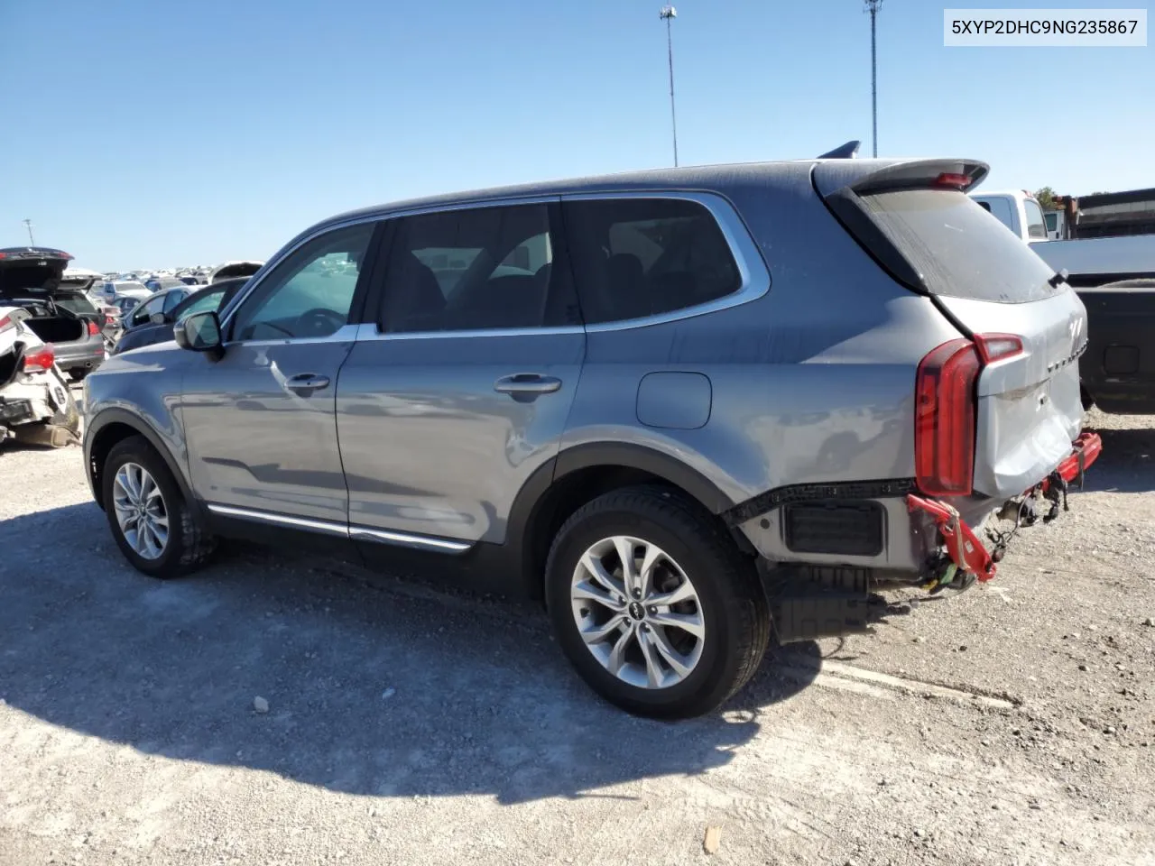 2022 Kia Telluride Lx VIN: 5XYP2DHC9NG235867 Lot: 75514674