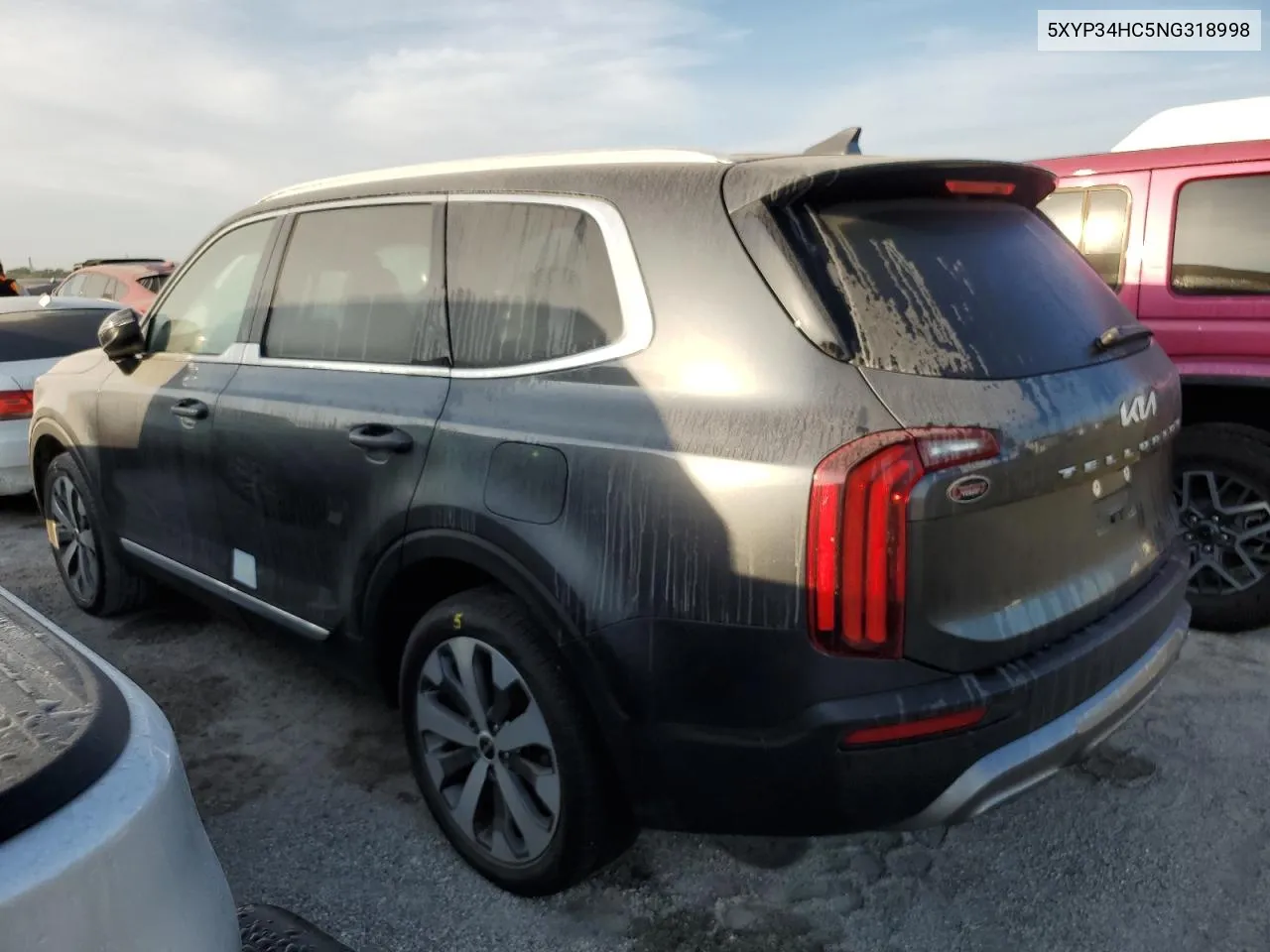 2022 Kia Telluride Ex VIN: 5XYP34HC5NG318998 Lot: 75587964