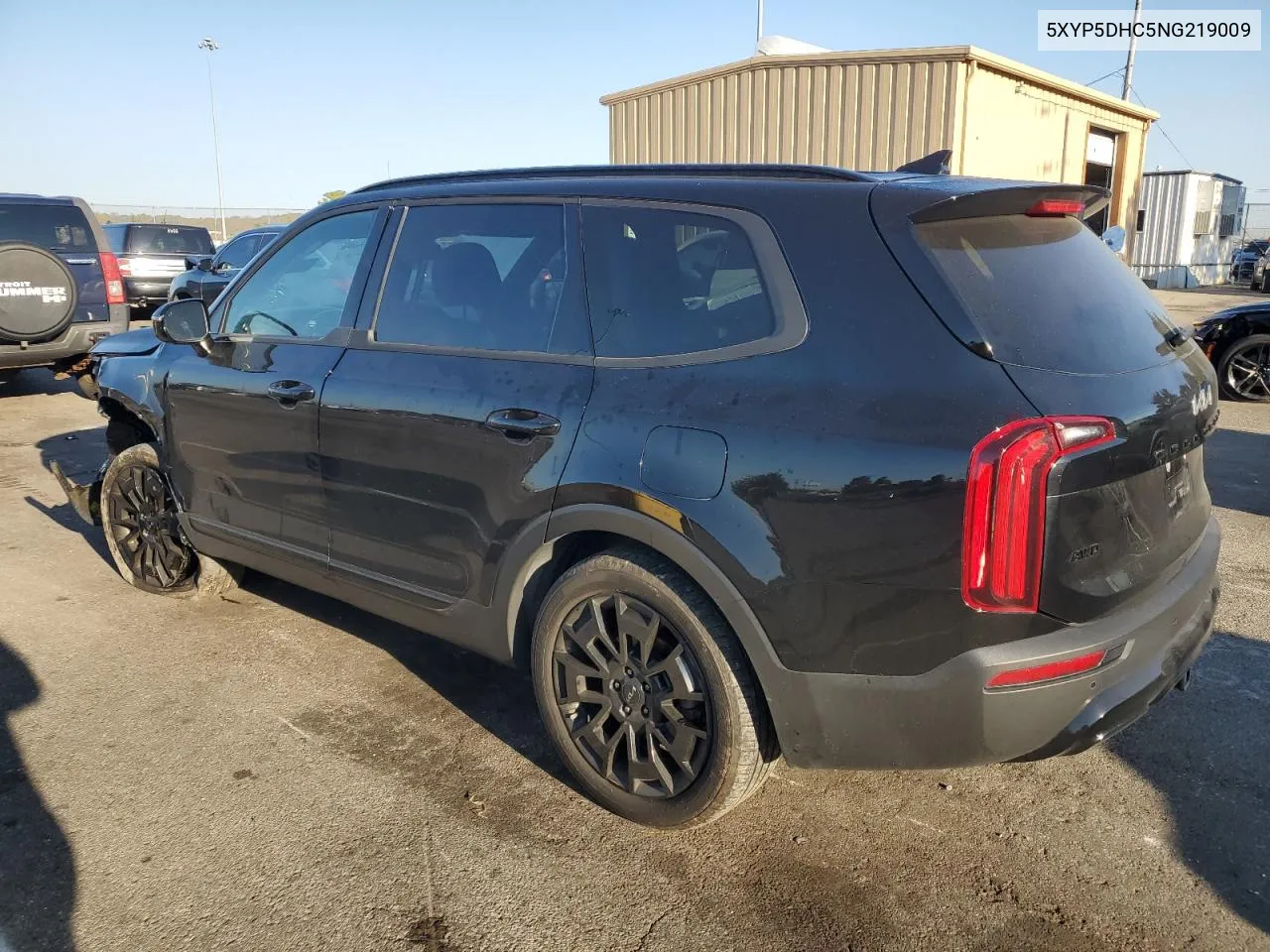 2022 Kia Telluride Sx VIN: 5XYP5DHC5NG219009 Lot: 75740424