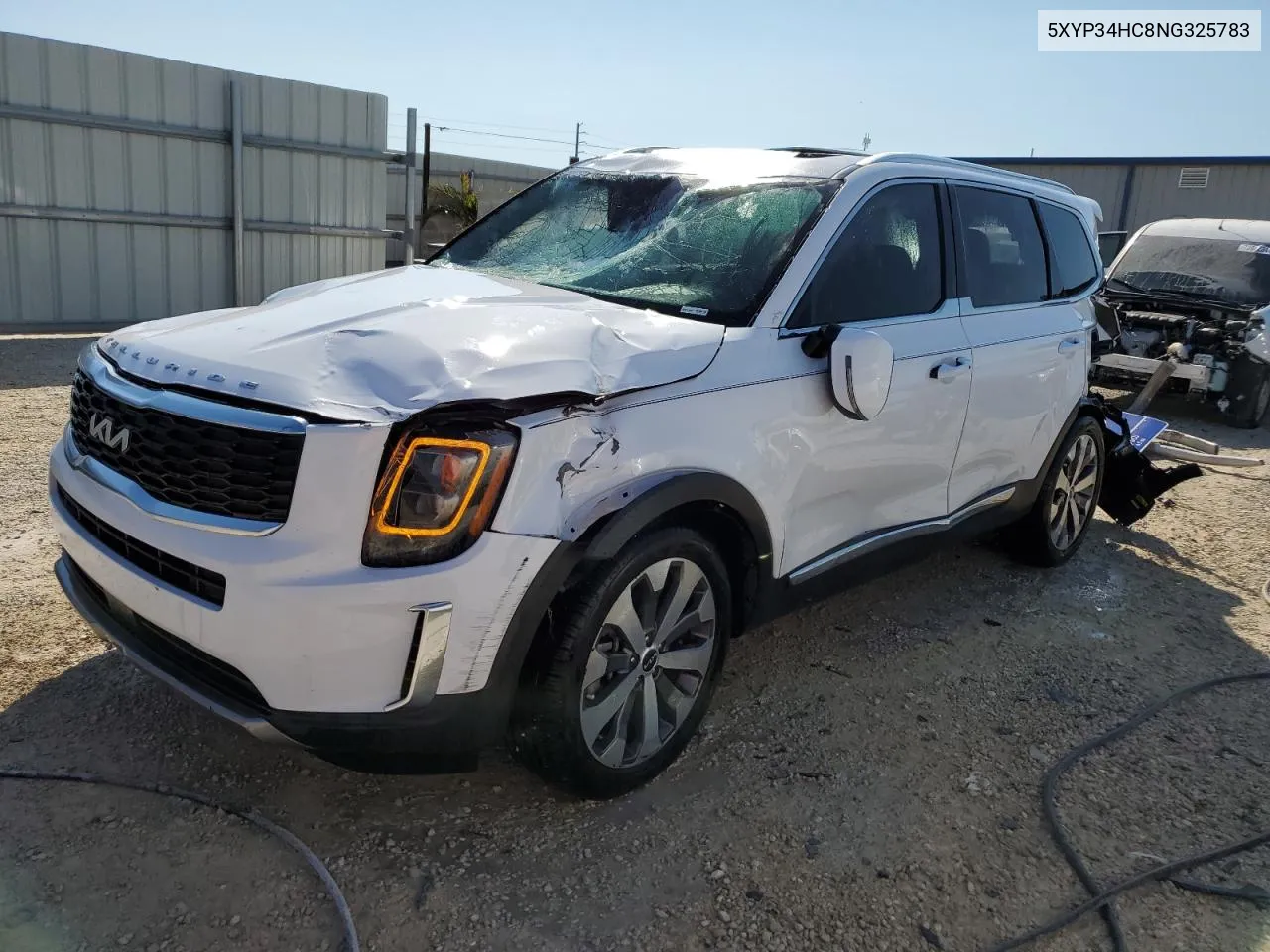 2022 Kia Telluride Ex VIN: 5XYP34HC8NG325783 Lot: 76096034