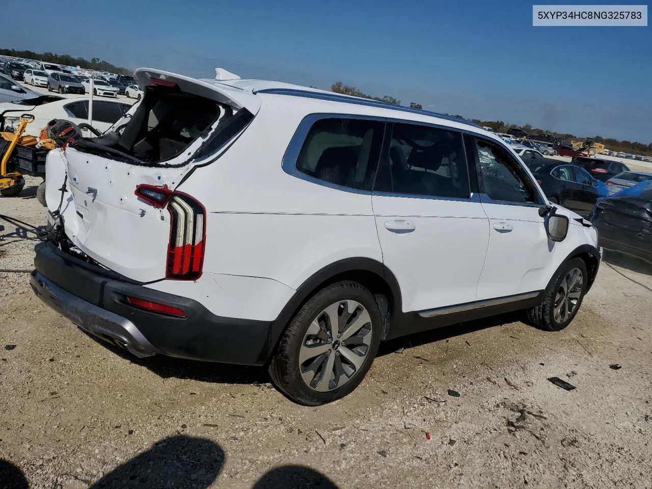 2022 Kia Telluride Ex VIN: 5XYP34HC8NG325783 Lot: 76096034