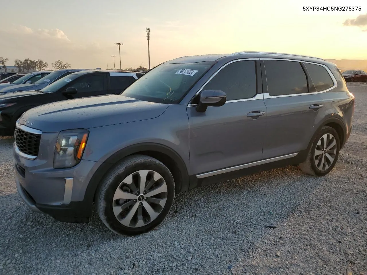 2022 Kia Telluride Ex VIN: 5XYP34HC5NG275375 Lot: 76175004