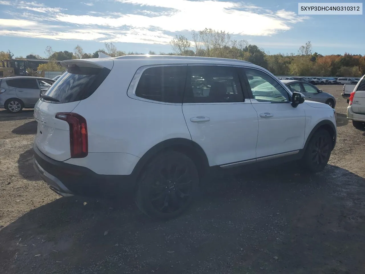 2022 Kia Telluride Ex VIN: 5XYP3DHC4NG310312 Lot: 76263204