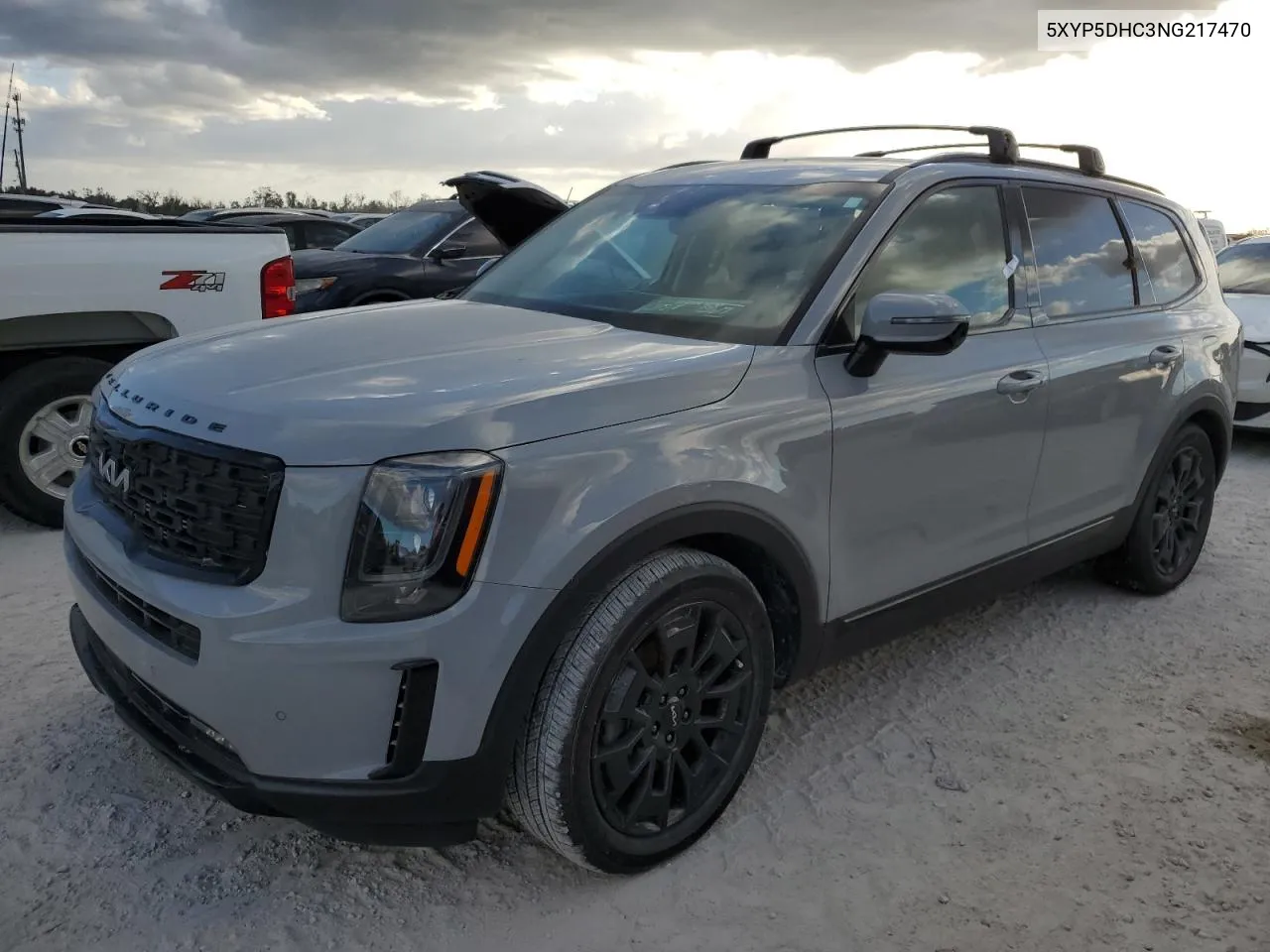 2022 Kia Telluride Sx VIN: 5XYP5DHC3NG217470 Lot: 76451234