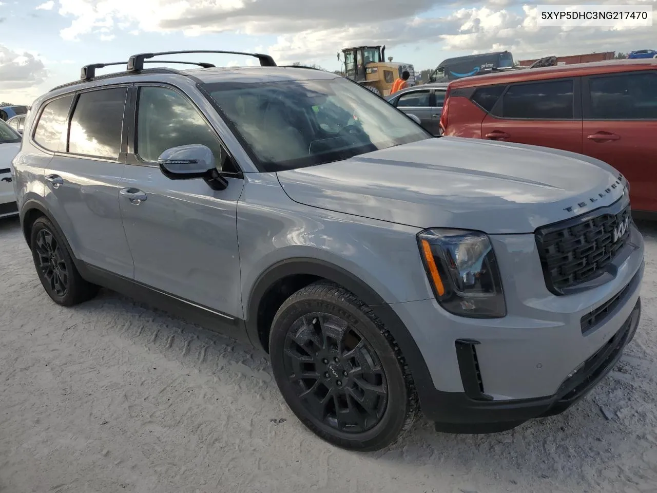 2022 Kia Telluride Sx VIN: 5XYP5DHC3NG217470 Lot: 76451234