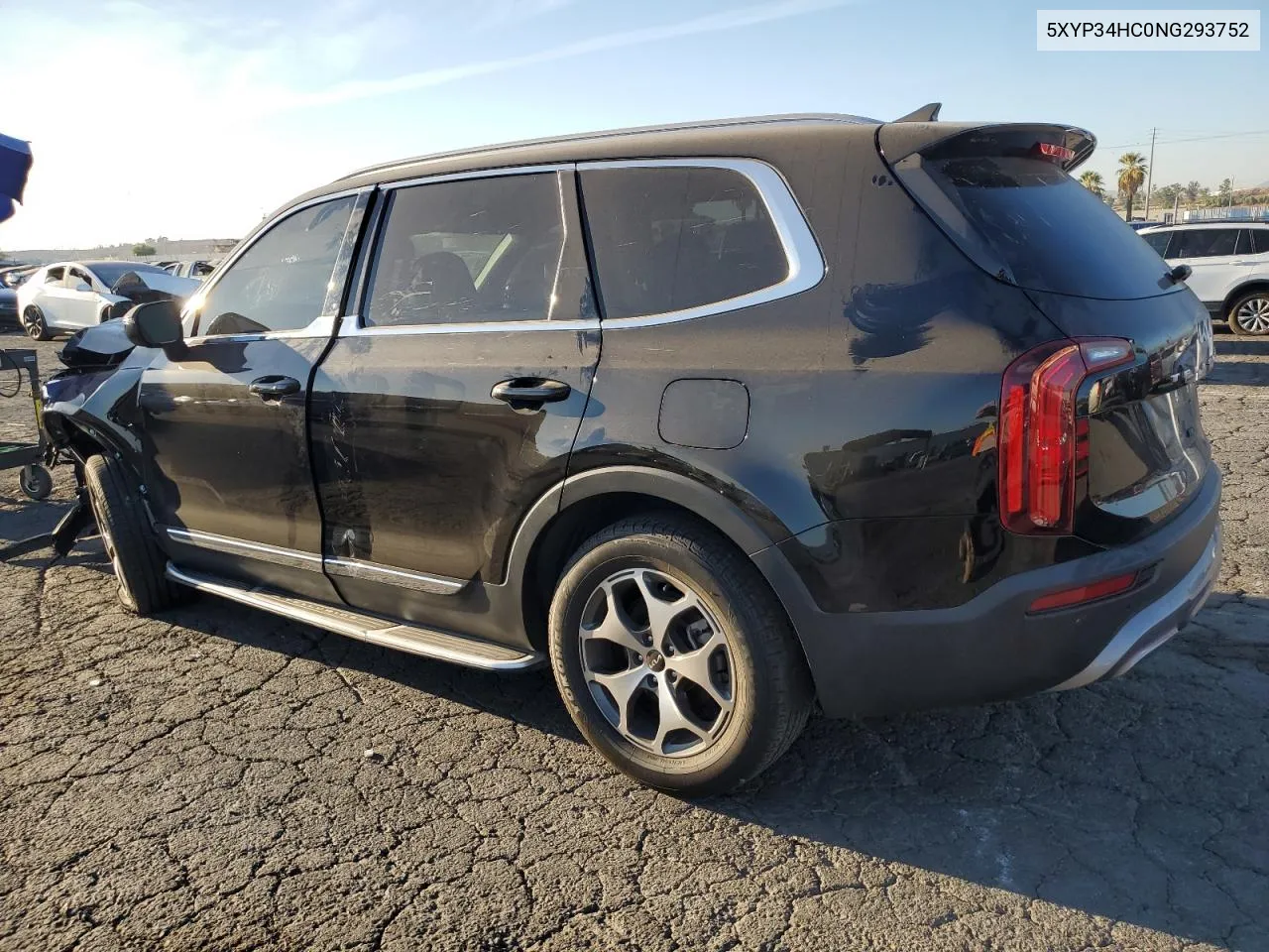 2022 Kia Telluride Ex VIN: 5XYP34HC0NG293752 Lot: 76610724