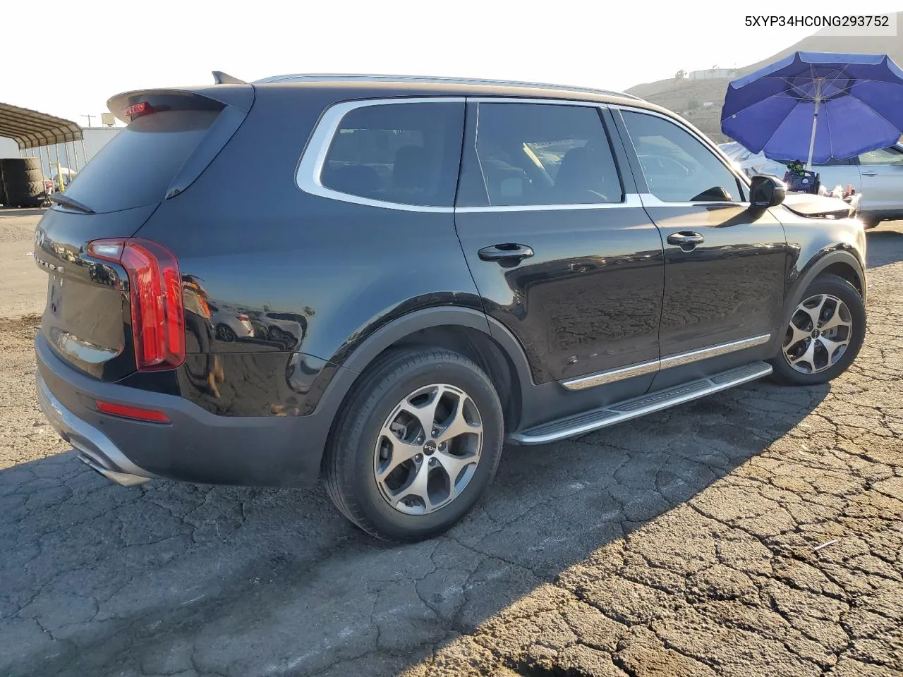 2022 Kia Telluride Ex VIN: 5XYP34HC0NG293752 Lot: 76610724