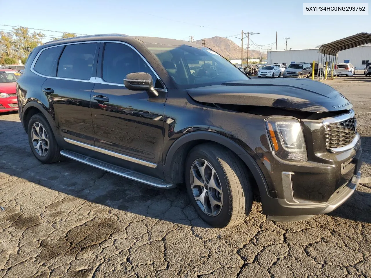 2022 Kia Telluride Ex VIN: 5XYP34HC0NG293752 Lot: 76610724