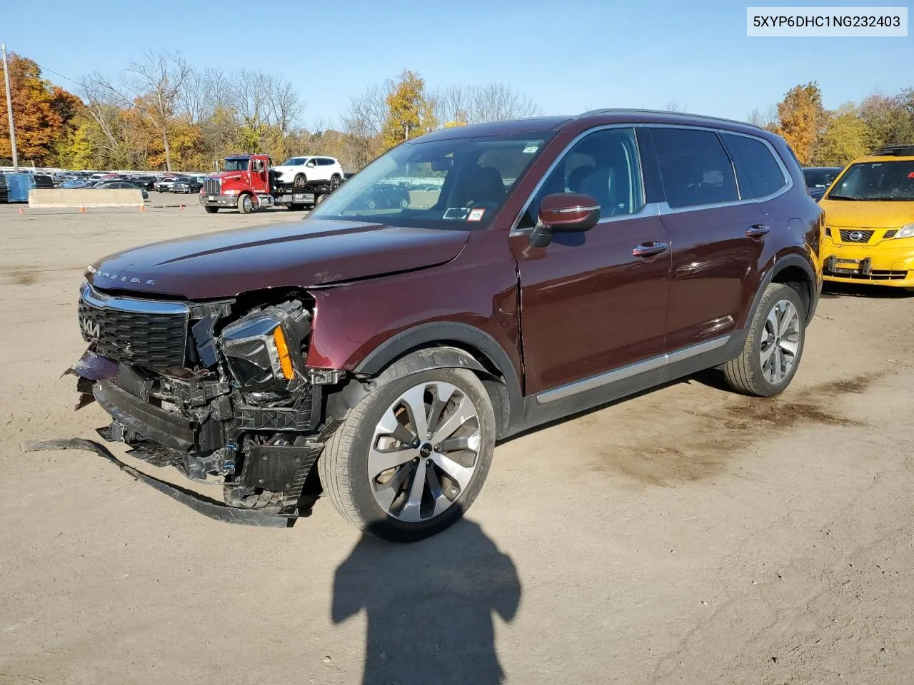 2022 Kia Telluride S VIN: 5XYP6DHC1NG232403 Lot: 76916634