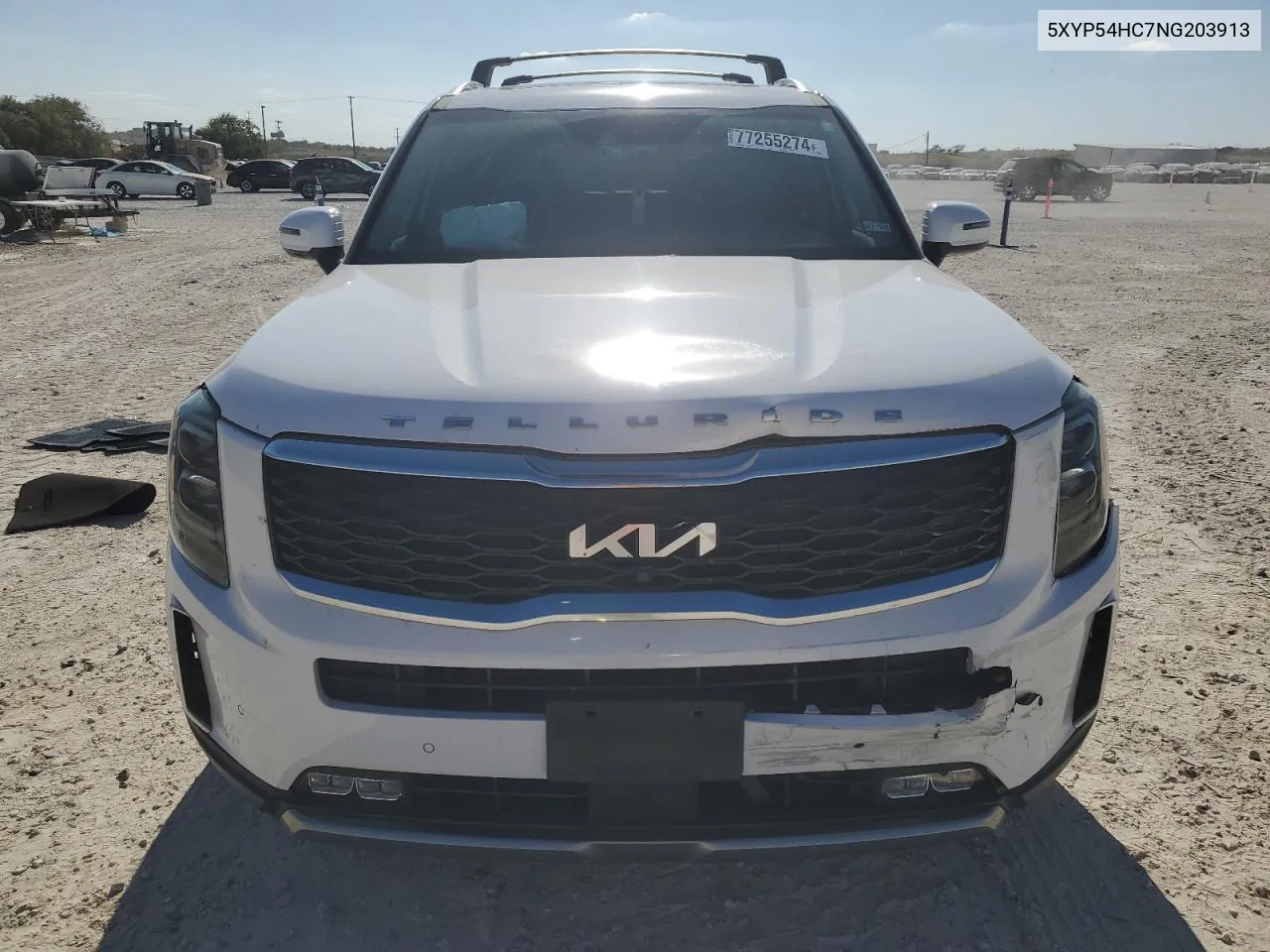 2022 Kia Telluride Sx VIN: 5XYP54HC7NG203913 Lot: 77255274