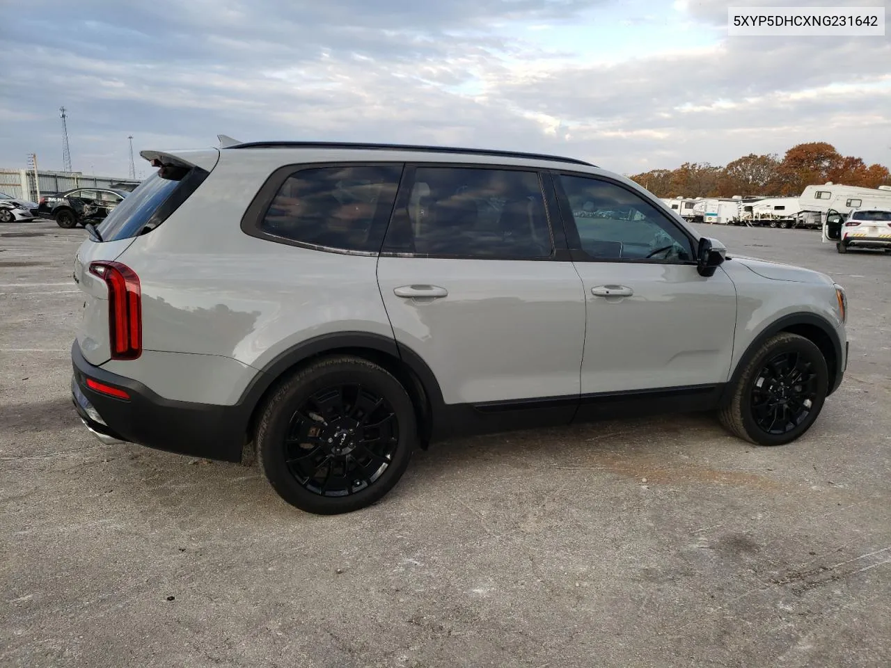 2022 Kia Telluride Sx VIN: 5XYP5DHCXNG231642 Lot: 77269724