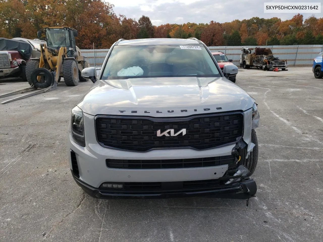 2022 Kia Telluride Sx VIN: 5XYP5DHCXNG231642 Lot: 77269724