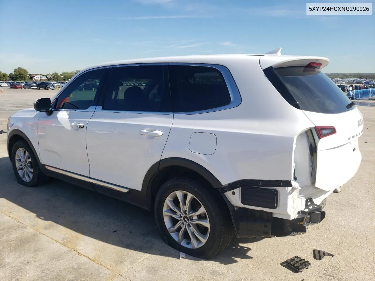 2022 Kia Telluride Lx VIN: 5XYP24HCXNG290926 Lot: 80021714