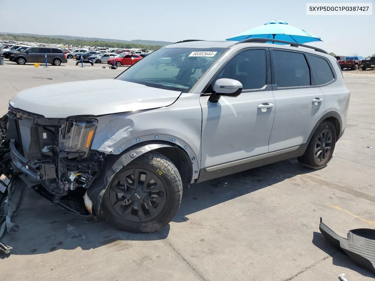 2023 Kia Telluride Sx VIN: 5XYP5DGC1PG387427 Lot: 68302644